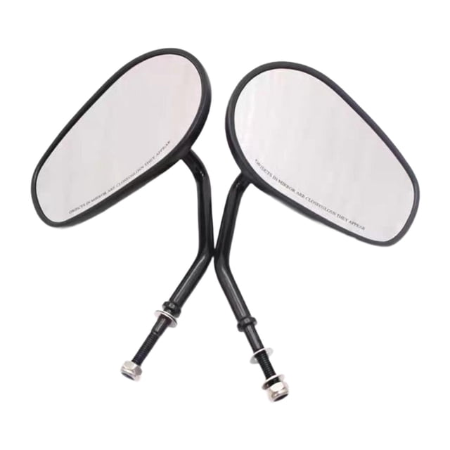 jinwen 2 Pieces Motorcycle Rear View Mirrors Accessory for 883 Black