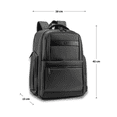 thumbnail image 5 of Mochila Ejecutiva Lulumm Antirrobo Equipada Resistente para Hombre y Mujer, Porta Laptop de 18 pulgadas con Puerto USB y Micro USB, Mochila de Viaje Impermeable de 25L, Acabados en Piel, 5 of 5