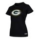 thumbnail image 2 of NFL Playera Aficionado Básica Green Bay Packers Negro para Mujer, Talla Chica, 2 of 5