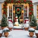thumbnail image 3 of Decoraciones de Navidad Interior Invierno Foto de Navidad Fondo Decoración de Fiesta Cortinas de Puerta Banderas de Tela Colgantes Decoraciones de Navidad Interiores, 3 of 6
