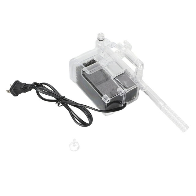 Filtro de acuario multifuncional con aumento de oxígeno, filtro potente para pecera pequeña, enchufe estadounidense de 110V