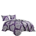 thumbnail image 2 of Wellco 3 piece bedspread All Season Bedding Queen size Comforter Set, Ultra Soft Polyester Elegant Bedding Comforters——Lachlan blanket, 2 of 5