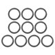 thumbnail image 1 of Clip de llavero en forma de resorte en espiral Uxcell, 10 piezas de gancho de llavero de metal para bolsos, billeteras y cinturones, negro de 42 mm, 1 of 1