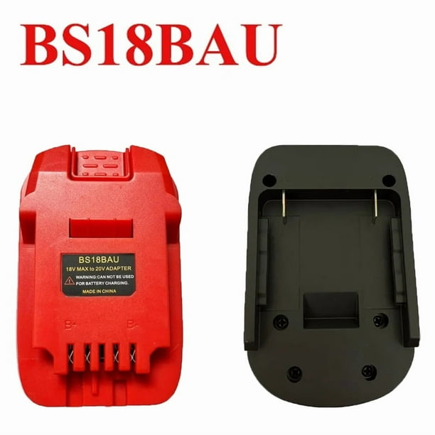 Convertidor Adaptador de Batería para Herramientas Eléctricas Inalámbricas Bauer 20v MAX para Convertidor de Baterías de Litio Serie Bosch 18V GBA