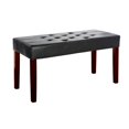 thumbnail image 1 of CorLiving Fresno 12 Panel Tufted Leatherette Bench, 1 of 3