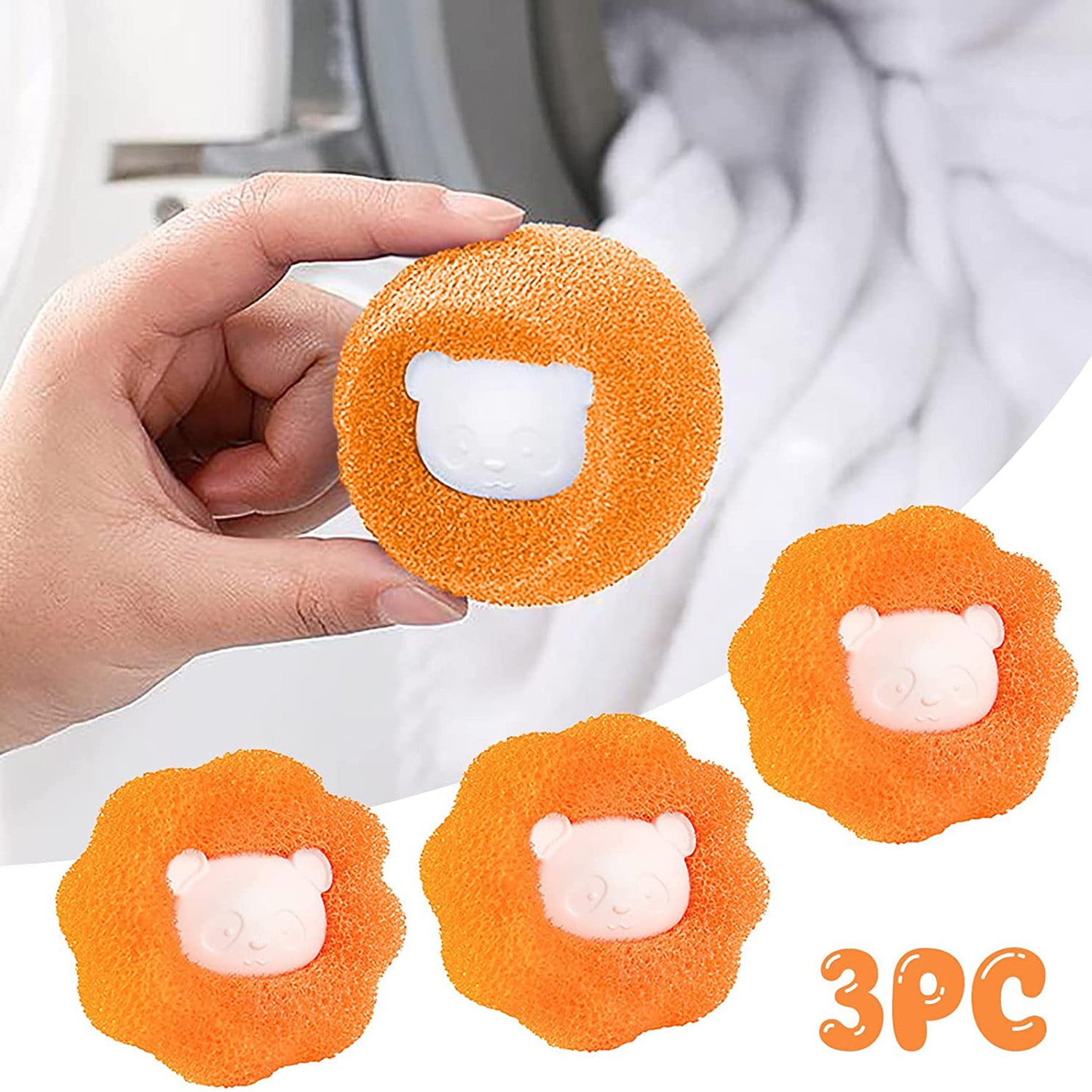 6pc Pet Fur Catcher Filtering Hair Removal Device Wool Cleaning Supplies US 