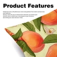 thumbnail image 2 of Peach Throw Pillow Covers Set of 2 with Unique Patterns | Chair Pillow Covers in 16x16, 18x18, 20x20 inches | Pillow Inserts Included |for Every Occasion, 2 of 6