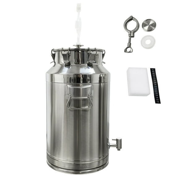 35L Stainless Steel Fermenter Food Storage Tank With Faucet Storage and Fermentation for Milk Fruit