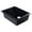 Black, variant on ALFI brand AB2420UM-C Chocolate 24" Undermount Single Bowl Granite Composite Kitchen Sink