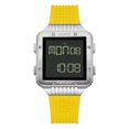 thumbnail image 1 of Reloj Glock Precision para hombre con caja de acero plateado y correa amarilla, 1 of 1