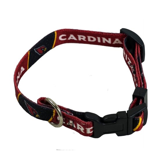 Arizona Football Cardinals adjustable X-Small  8 1/2 to 11 3/4 inch Nylon Dog Collar