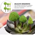 thumbnail image 2 of 6Pcs Micro Landscape Ornaments Resin Tree Bonsai Flowerpot Decorations, 2 of 5