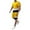 Yellow, variant on Wyzesi Booty Pantsuit Jeans for Men Men's Quick Drys 3D Short Sleeve Suit Shorts Beach Tropical Hawaiianss Body Sports Shorts Suit Sports Suit Pantsuit Men Padded Set
