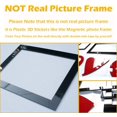thumbnail image 2 of Family Photo Frame,Collage,Love, 3D Sticker, Wall Decoration,Sticker with two photo frames, for bed, living room, home decorations with two photo frames (10n), 2 of 5