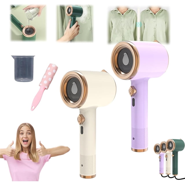 Emboadlie Vaporizador, Mini Máquina de Planchar Portátil, Mini Plancha Eléctrica Portátil de Mano para Ropa, Precalentamiento Rápido Profesional para el Hogar Planchado en Seco a Vapor para el Hogar y