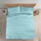 thumbnail image 3 of Juego de sábanas Utopia Bedding King de microfibra cepillada para spa, color azul, 3 of 6