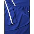 thumbnail image 4 of Ma Croix Mens Baseball Jersey Stripe T Shirts Plain Button Down Sports Blank Tee, 4 of 6
