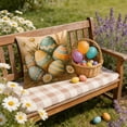 thumbnail image 6 of Uutvery Easter Bunny Print Pillowcase, Machine Washable Polyester Pillow Cover, Fade Resistant Indoor Outdoor Decor, Holiday Home Decor For Sofa Bed Chair, 6 of 7