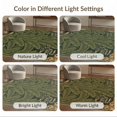 thumbnail image 7 of ODIKA 3'x5' Washable Throw Rug Stain Resistant, Low Profile, Non-Slip Botanical Aesthetic With Vintage Scrollwork Accents Snake Tropical Refined for Entryway, Kitchen, Mudroom, 7 of 7