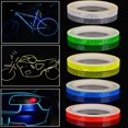 thumbnail image 3 of Cintas reflectantes Pegatinas de advertencia reflectantes de seguridad de 5 colores, cinta reflectora impermeable para llantas de bicicleta al aire libre, rollos de pegatinas reflectantes delgada, 3 of 5