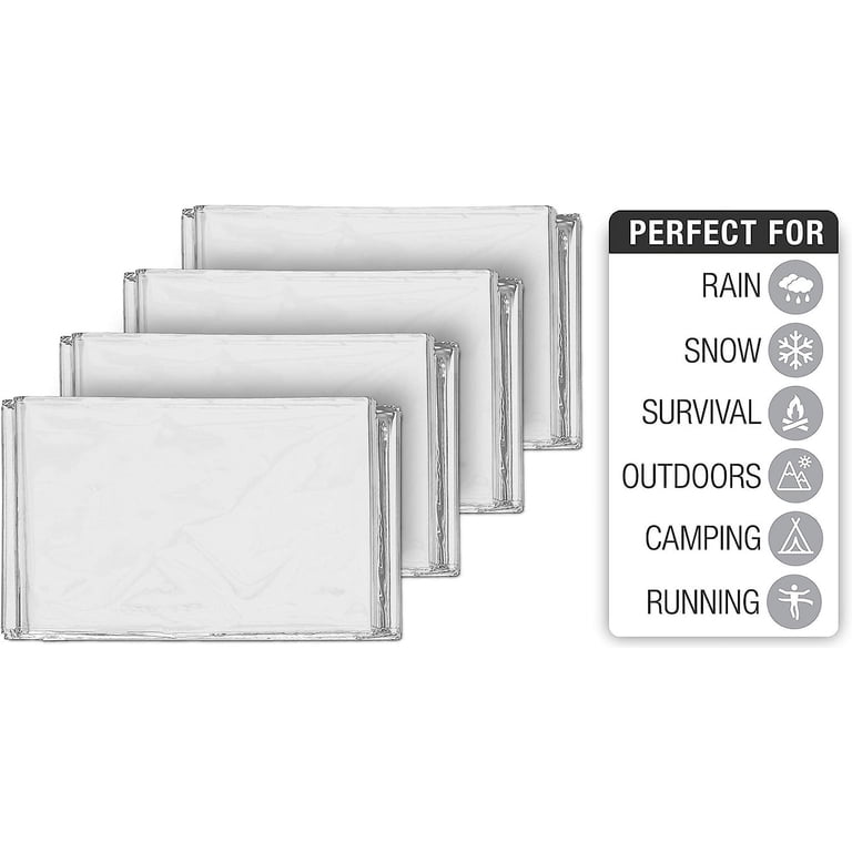 Swiss Safe Emergency Mylar Thermal Blanket, 52