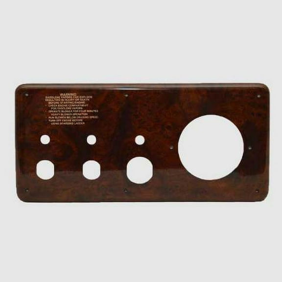 Rinker Boat Engine Ignition Panel 43670 | 310 Faux Woodgrain