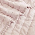 Chezmoi Collection Iris 3Piece Channel Stitch Quilt Set, PreWashed