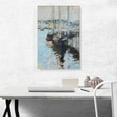 thumbnail image 2 of ARTCANVAS Boats In Harbor Canvas Art Print by John Henry Twachtman - Size: 26" x 18" (0.75" Deep), 2 of 9