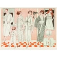 thumbnail image 2 of Anonymous 18x14 Black Ornate Wood Framed Double Matted Museum Art Print Titled - Delineator V99 Pl54 (1922), 2 of 5