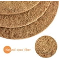 thumbnail image 3 of 3 Pcs Coconut Fibers Mulch Ring Tree Protector Mat, Coco Coir Tree Protection, Tree Ring Mats Tree Disc Plant Cover for Indoor or Outdoor, 3 of 7