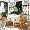 thumbnail image 3 of Dwarf Sunflower Outdoor Curtains for Patio, Welcome Summer Waterproof Outside Curtains Privacy Blackout Curtain for Porch Pergola Cabana, 1 Panel 54W x 84L Inch, 3 of 9