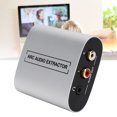 thumbnail image 4 of Extracteur de Convertisseur Audio, Décodeur Audio Rapide en Alliage d'Aluminium Convinient pour Accessoires Informatiques pour Décodeur Audio d'Interface Multimédia Haute Définition, 4 of 8