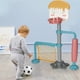thumbnail image 2 of Soporte con canasta de baloncesto Costway y puerta de fútbol Altura regulable 106 x 37 x 110-156 cm, 2 of 10