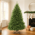 thumbnail image 6 of Artificial Christmas Tree, 4.5FT/6FT/7.5FT/9FT Premium Unlit Hinged Design, Dense Branches Realistic Holiday Décor​ w/Easy Assembly, 6 of 8