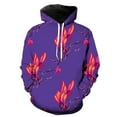 thumbnail image 1 of Sudadera con capucha para hombre, diseño de flor de magnolia, de moda, de gran tamaño, con capucha, estilo hip hop, informal, de primavera, de manga larga, genial., 1 of 6