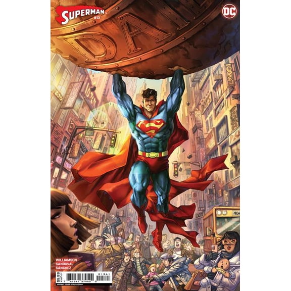 Superman #13 Cvr D Alan Quah Card Stock Var (house Of Brainiac) DC Comics Comic Book