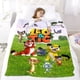 thumbnail image 5 of Leo y Tig anti-pilling, suave, ligera, esponjosa y acogedora de lujo para hogar y cocina – Perfecta para niños y adultos,130X150cm, 5 of 6