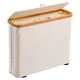 thumbnail image 3 of Toilet Paper Basket, Foldable Toilet Paper Storage Basket with Lid, Toilet Paper Storage Rack, 3 of 5