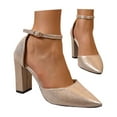 thumbnail image 3 of Women's High Heels Elegant Pointed Toe Strap Dress for Wedding Party and Formal Occasions, 3 of 9