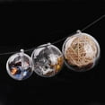 thumbnail image 4 of Bgsha Christmas Ball Party Decors Plastic Clear Flat Bauble Photo DIY Ornament Supply, 4 of 6