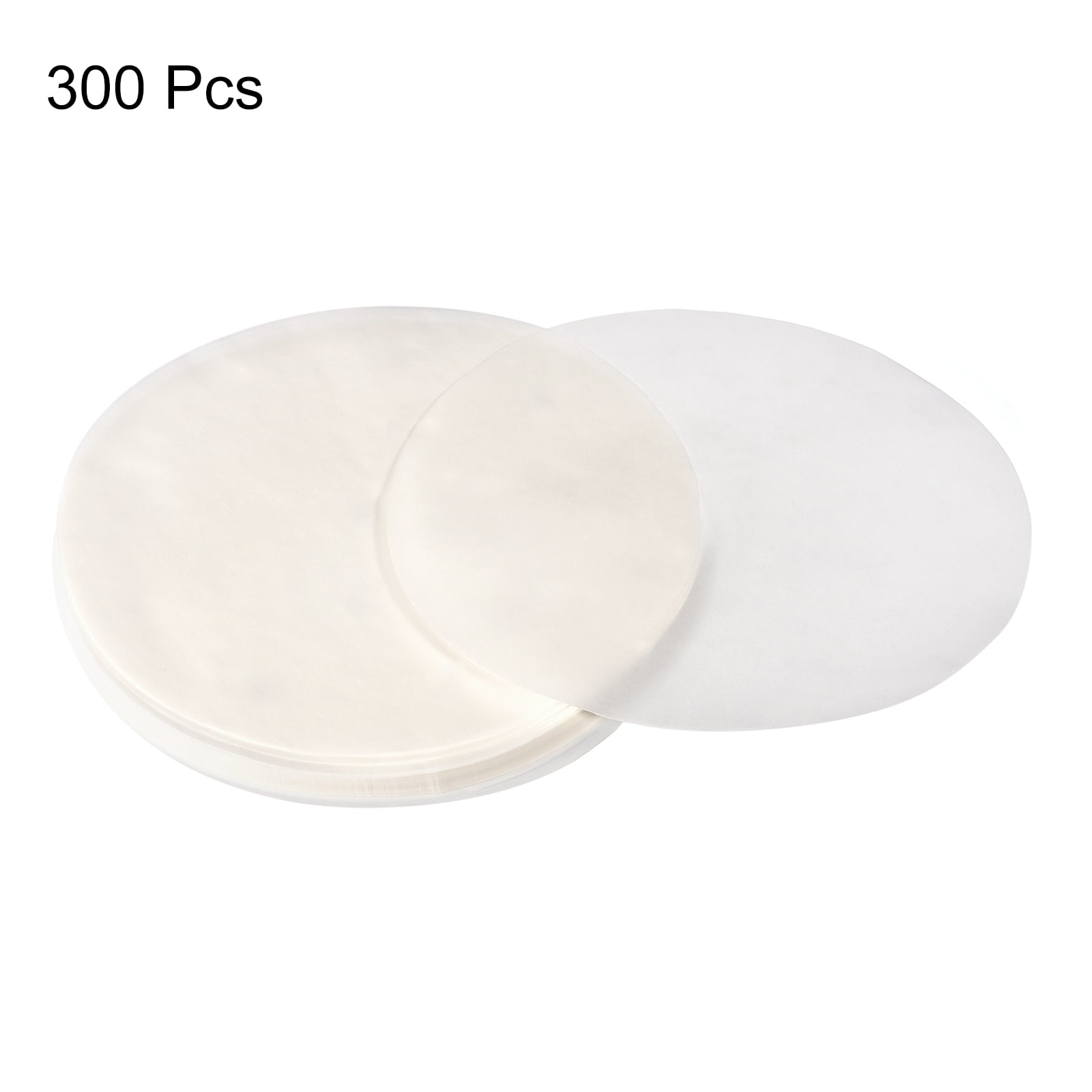 Uxcell 300pcs Parchment Paper Rounds, 8 inch Non Stick Baking Paper Liners for Baking Grilling Air Fryer Steaming, White