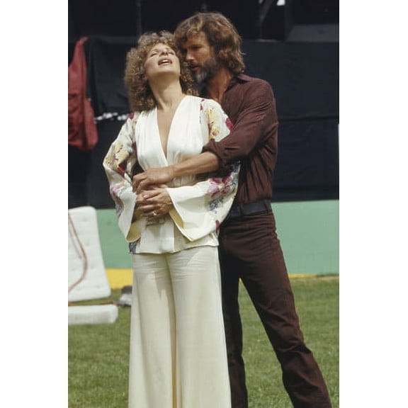 Barbra Streisand in A Star Is Born embracing outdoors 24x36 Poster