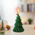 thumbnail image 5 of Festive Christmas Tree Shaped Candles Scented Holiday Decorations for Mantel Desktop Party Centerpieces Aromatherapy Gifts, 5 of 6