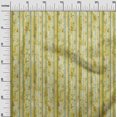 thumbnail image 2 of oneOone Velvet Pale Yellow Fabric Texture & Triangle Geometric Sewing Material Print Fabric By The Yard 58 Inch Wide, 2 of 5