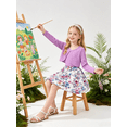 thumbnail image 6 of Lanbubble Girls 2 Piece Dress Set Sleeveless Bubble Dress with Cardigan & Side Pockets for Party Daily Wear Size 5-12Y, 6 of 7