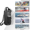 thumbnail image 2 of Smilepp PVC Waterproof Dry Backpack Stay Prepared And Enjoy Every Outdoor Activity Fashionable Appearance black 1Set, 2 of 6
