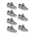 thumbnail image 6 of New Kids Link Signal-70K Fabric Lace Up Light Up Chargeable Jogger Sneaker, 6 of 6