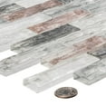 thumbnail image 3 of Giovan Nostaliga Brown 1-in. x 4-in. Brick Joint Matte Glass Mosaic Wall and Floor Tile, 3 of 8