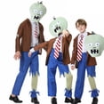 thumbnail image 5 of Disfraz de zombi con espuelas para cosplay de Halloween para niños adultos, serie temática de Plantas contra Zombies, 5 of 5