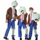 thumbnail image 3 of Disfraz de zombi con espuelas para cosplay de Halloween para niños adultos, serie temática de Plantas contra Zombies, 3 of 5